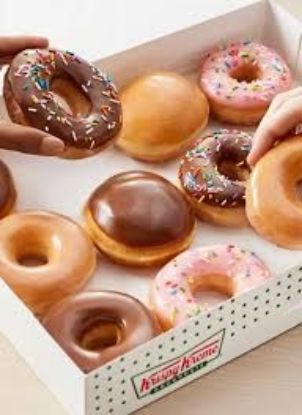 Picture of Chocolate Iced Donut Dozen 