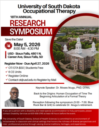 Picture of 18th Annual Occupational Therapy Research Symposium